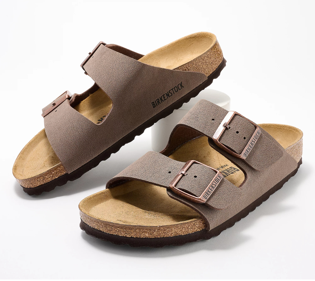 BIRKEN.STOCK Two Strap Recovery Slide Sandals Arizona