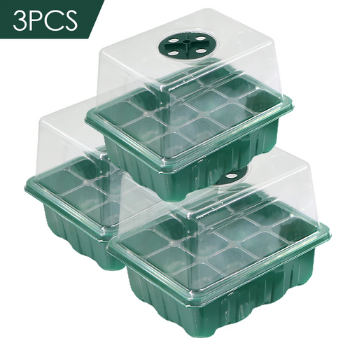 Spring Hot Sale 50%🌱Adjustable Humidity Seed Starter Trays with Grow Light