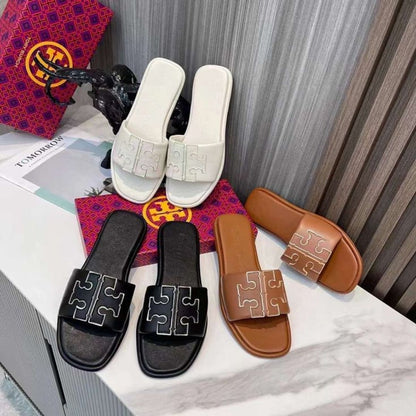 Tory.Burch DOUBLE T SPORT SLIDE