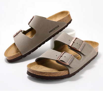 BIRKEN.STOCK Two Strap Recovery Slide Sandals Arizona